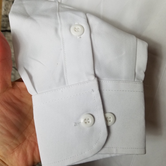 Tact Squad Private security White Long Sleeve Shirt Size Medium.Pit to pit app - Picture 5 of 9